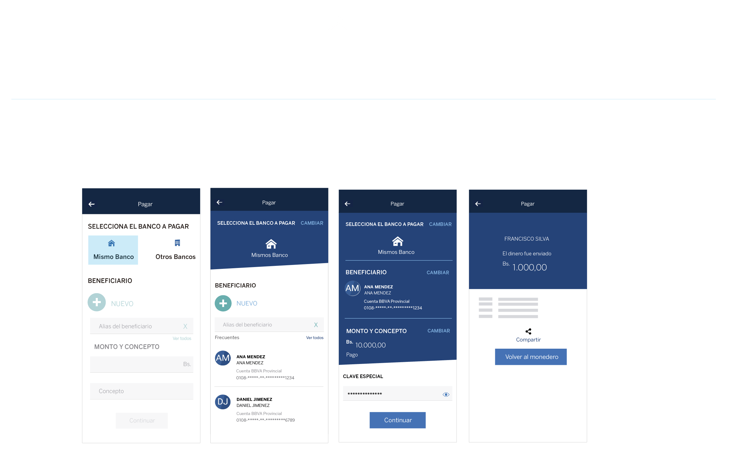 Realiza pagos a través de iOS a mismo banco u otros